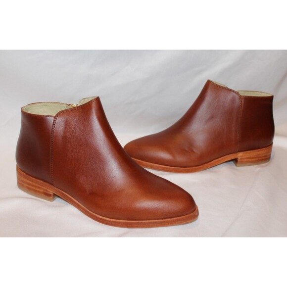 Nisolo Everyday Leather Heel Chelsea Boots Sz 6 Brandy NIB $228‎ - Picture 1 of 6